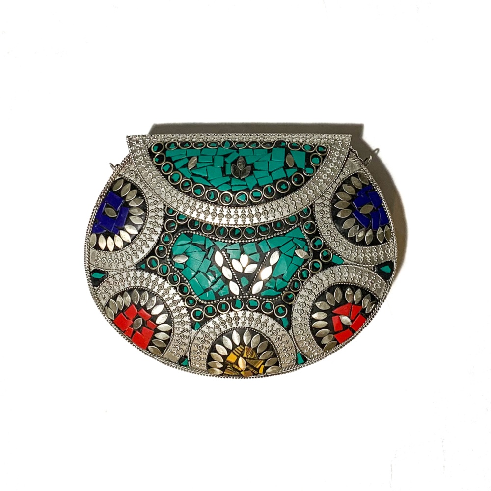 Handmade Tile Purse from India
